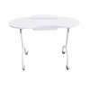 Palmar folding and portable manicure table: Equipped with vacuum cleaner and transport bag